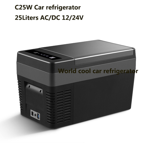 25L AC and DC12V24V Car Refrigerator Portable camping Refrigerator Mini Fridge Compressor Car freezer  Car Fridge cooler ice box ► Photo 1/6