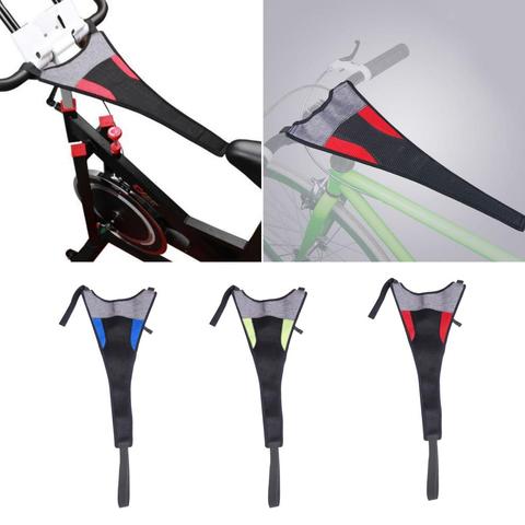 Indoor MTB Bike Trainer Frame Bicycle Sweat Cover Guard Net Catcher Absorbs Sweat Strap Protection Turbo Trainer Belt Elastic ► Photo 1/6