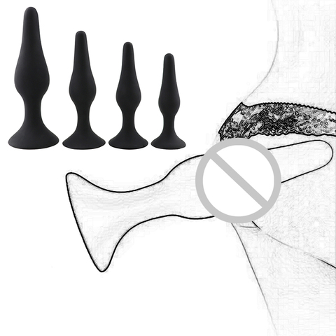 Dildo Bullet Anal Plug Suction Cup Beads Butt Plug Anus Dilator G-spot No вибратор Sex Toys For Women Men Adult Erotic Sex Shop ► Photo 1/1