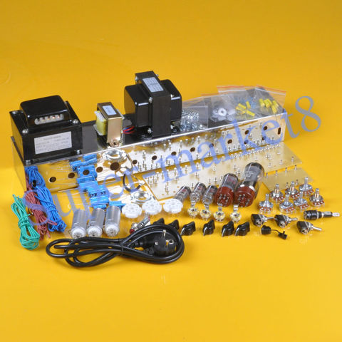 Bassman Tweed 5F6A Guitar Bass Amp Amplifier DIY Kit Deluxe Chassis Chrome Plate ► Photo 1/4