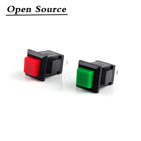 10 Pcs/lot DS-425 DS-426 Self-locking 2 Pin 250V 1.5A Push Button Switch Tactile Tact Switch Direct Patch Metal Interruptor ► Photo 1/6