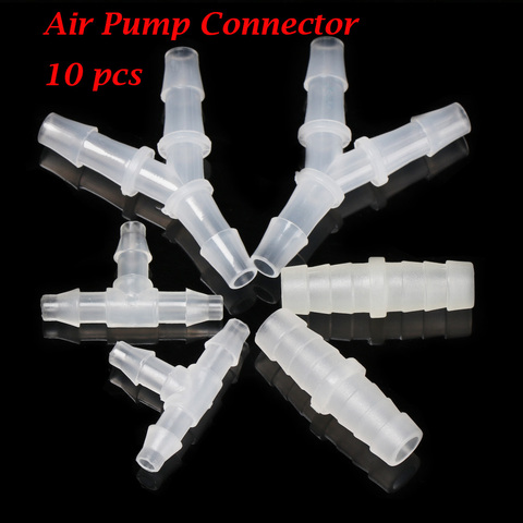 10Pcs TE Water Barb Straight Cross Connector 2 3 4 Way Aquarium Adapter Plastic Board Garden Watering Accessory Pipe Fittings ► Photo 1/6