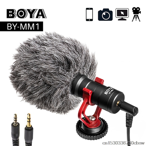 BOYA BY-MM1 Video Record Microphone Microphones Game Sound Card Studio Bluetooth-microphone for Singing Pc By-m1 Stream Recorder ► Photo 1/6