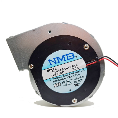 NEW For NMB BL4447-04W-B49 11028 12V 2A 2wire turbine centrifugal fan blower metal frame ► Photo 1/6