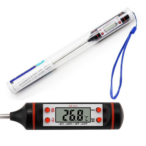 New Kitchen Digital Cooking Thermometer Food Meat Instant Read Thermometer Tools For BBQ Picnic Grill Food -50 To +300 Degree ► Photo 1/6