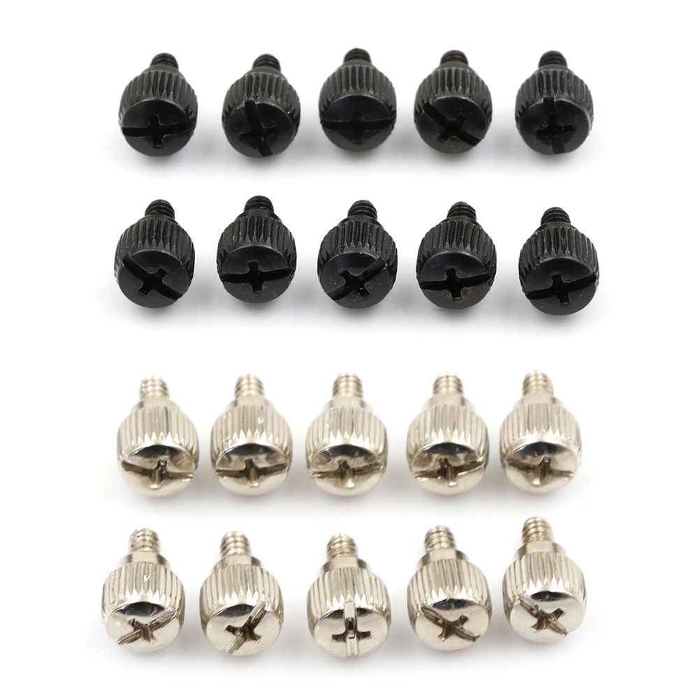 10pcs Computer Case Screws Black Or Nickel Computer Case Screw Hand ...