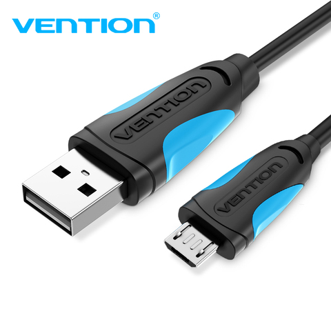 Vention 3A Micro USB Cable Fast Charging Wire for Android Mobile Phone Data Sync Charger Cable 3M 2M For Samsung HTC Xiaomi Sony ► Photo 1/6