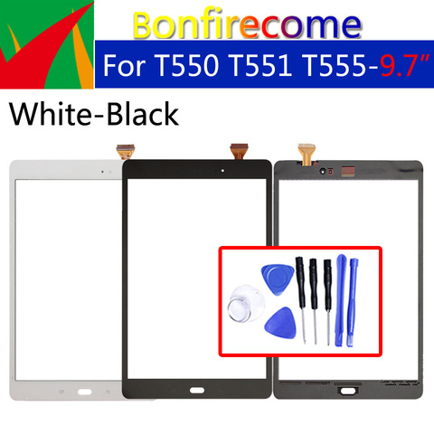 For Samsung Galaxy Tab A 9.7 SM-T550 SM-T551 SM-T555 T550 T551 T555 Touch Screen Digitizer Panel Glass Lens LCD Front Sensor ► Photo 1/4