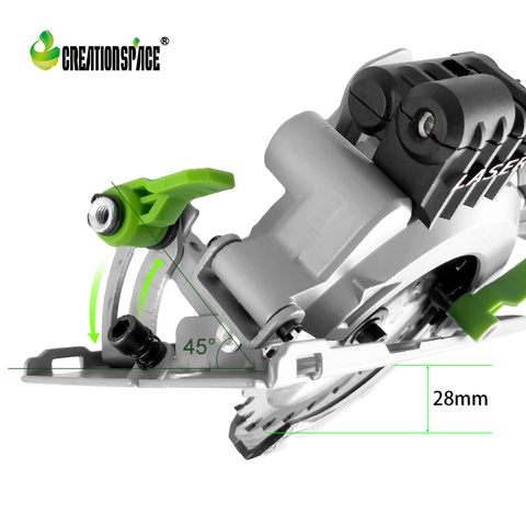 Mini Circular Saw Handle Power Tools for Cut Wood Metal Tile Blade EU Plug Wood Working  115mm Powerful Saw ► Photo 1/6