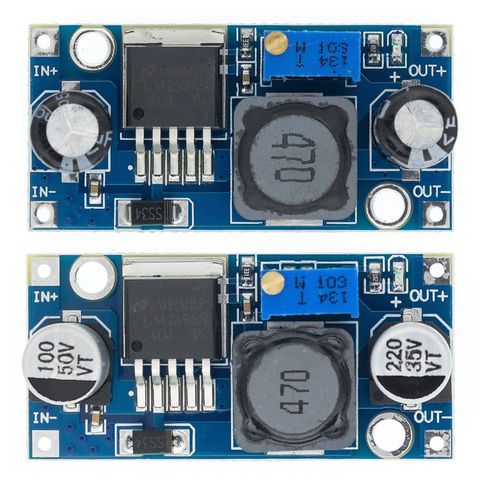 LM2596 LM2596S ADJ Power supply module DC-DC Step-down module 5V/12V/24V adjustable Voltage regulator 3A ► Photo 1/6