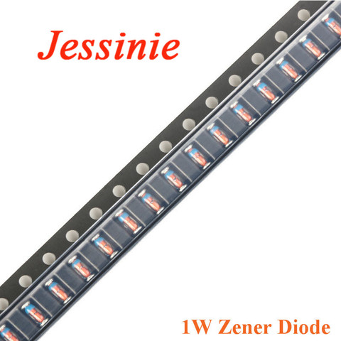 10pcs 1W SMD Zener Diode 3.3V 4.7V 5.1V 5.6V 7.5V 12V 13V 15V 18V 24V ► Photo 1/2