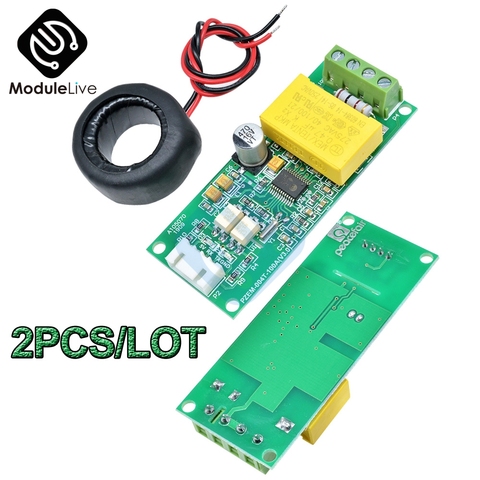 AC Digital Multifunction Meter Watt Power 0-100A Volt Amp TTL Current Test Module Closed CT PZEM-004T With Coil 80-260V For Ardu ► Photo 1/6