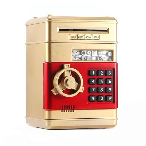 Electronic Piggy Bank Safe Box Money Boxes For Children Digital Coins Cash Saving Safe Deposit Mini ATM Machine Kid Xmas Gifts ► Photo 1/6