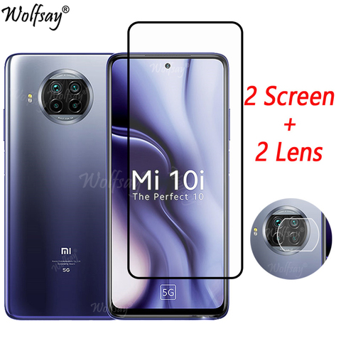Full Cover Tempered Glass For Xiaomi Mi 10i 5G Screen Protector For Xiaomi Mi 10i 10TPro 10 T Lite Camera Glass Mi 10i 5G Glass ► Photo 1/6