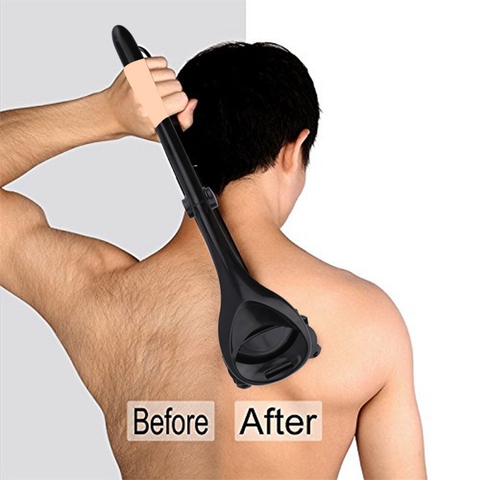 Men Back Shaver 2.0 Back Hair Shaver Two Head Blade Foldable Trimmer Body Leg Razor Long Handle Removal Razors ► Photo 1/5