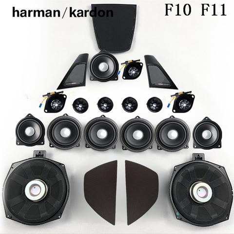 Car Tweeter Midrange Speakers Subwoofer For BMW F10 F11 5 Series harmankardon loudspeaker Audio Cover Power Amplifier Bass Kit ► Photo 1/6