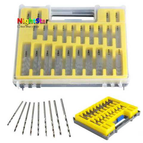 150pcs Hss Micro Bit Twist Drill Set Kit Mini Small Precision Hss Power Drill 0.4mm-3.2mm Pcb Drill Bit Craft Hole Maker W/ Case ► Photo 1/4