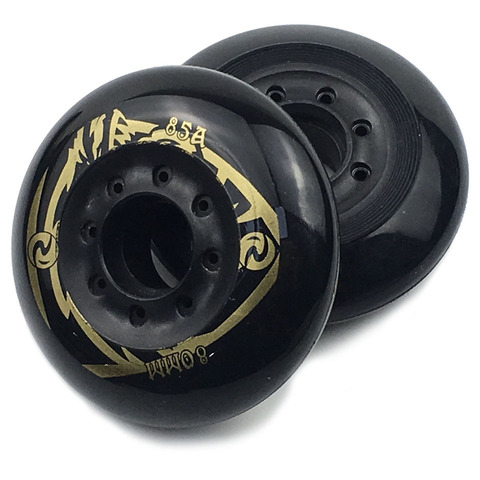 4 pcs / lot 80mm 85A Inline Skates Roller Slide Slalom Skates Wheels Good as Powerslide Seba Patins Roller Wheel LZ25-1 ► Photo 1/6