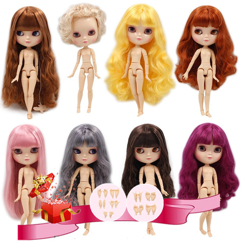 Fortune Days ICY 1/6 30cm doll joint body extra gift hand setAB like blyth doll high quality special offer with makeup toy doll. ► Photo 1/6