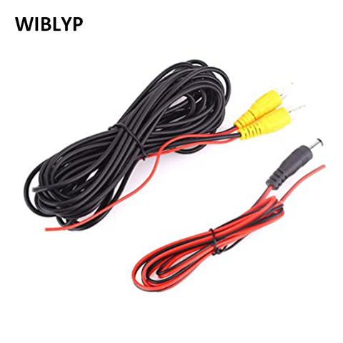 6M Video Cable for Universal Car Rear View Camera Backup Reverse Parking Monitor Cable Video RCA Male to Male Wire ► Photo 1/6