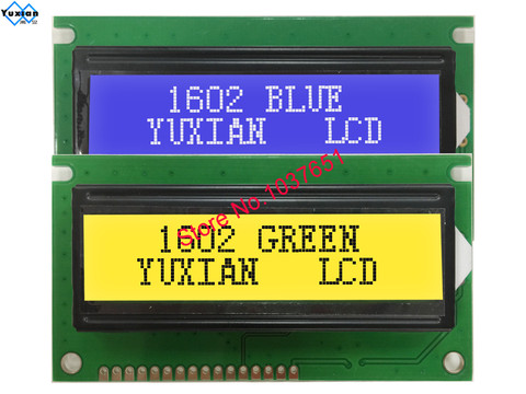 1602C lcd display green module screen  84*44mm HD44780 BC1602H 15PIN LEDA 16PIN LEDK 1602C ► Photo 1/6