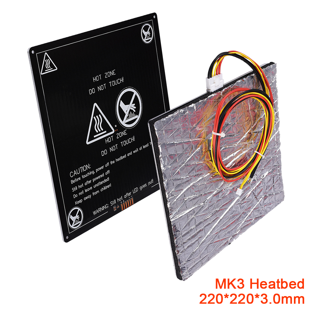 12V Hot Bed MK2B 120*120mm Heatbed MK2B For Mendel RepRap mendel PCB Heated Bed 