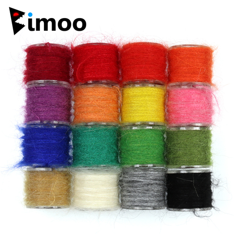 Bimoo 1 Spool Nymph Scud Fly Tying Dubbing Line Dub for Fishing Fly Body Material Pink Grey Olive Orange Etc. ► Photo 1/6