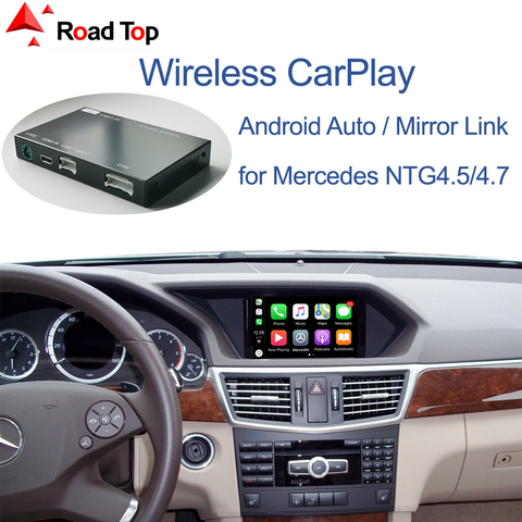 Wireless CarPlay for Mercedes Benz E-Class W212 E Coupe C207 2011-2015, with Android Auto Mirror Link AirPlay Car Play Functions ► Photo 1/6