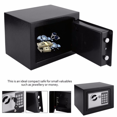 4.6L Professional Safety Box Home Digital Electronic Safe Box Home Office Jewelry Money Anti-Theft Security Box caja seguridad ► Photo 1/1