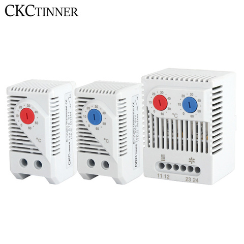 1pcs Cabinet Mini Thermostat KTO011 KTS011 ZRO011 Normally Open/Normally Closed  Compact Mechanical Temperature Controller ► Photo 1/6