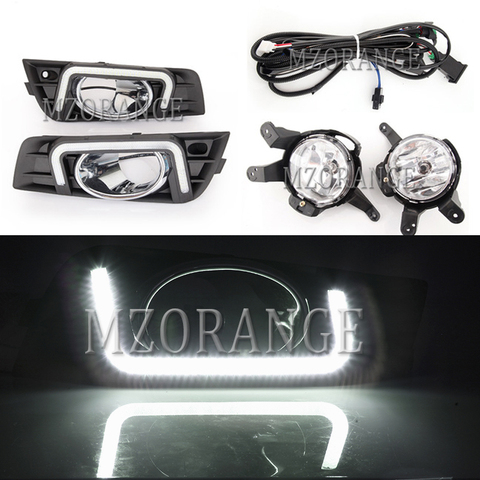 fog lights Daytime Running Lights for Chevrolet Cruze headlight fog light 2009-2014 headlights fog lamps DRL Day Light foglights ► Photo 1/6