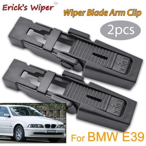 Erick's Wiper 2Pcs Front Windshield Wiper Arm Lock Clip Fixing Retaining Clips For BMW 5 Series E39 520i 523i 525i 1996 - 2004 ► Photo 1/6