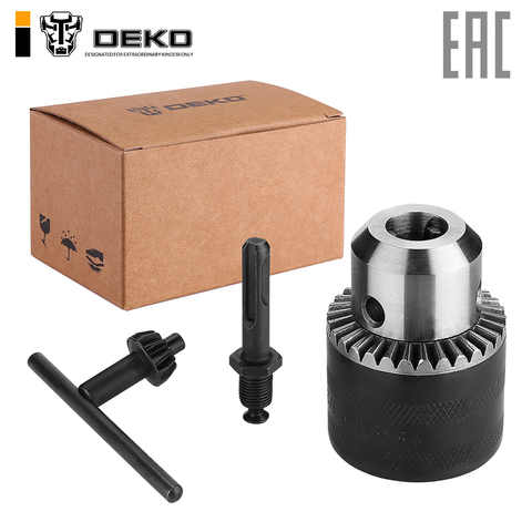 Chuck for drill and hammer DEKO adapter SDS + 1/2-20mm 1,5-13mm ► Photo 1/6