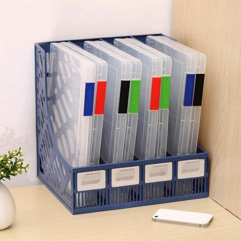 Transparent Storage Box Clear Plastic Document Paper Filling Case A4 File Box ► Photo 1/6