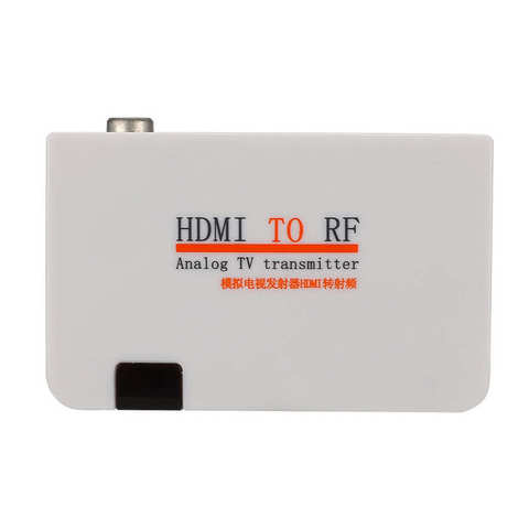 HDMI to RF Coax Converter Adapter HDMI Modulator Digital Signal to RF Analog Signal TV Transmitter For Player Game Set-top Box ► Photo 1/6