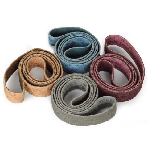 2Pcs 2100*50mm Fiber Sanding Belt Non-woven Nylon Abrasive Belt  for Stainless Steel Metal Striping Deburring P150-600 260x60mm ► Photo 1/3