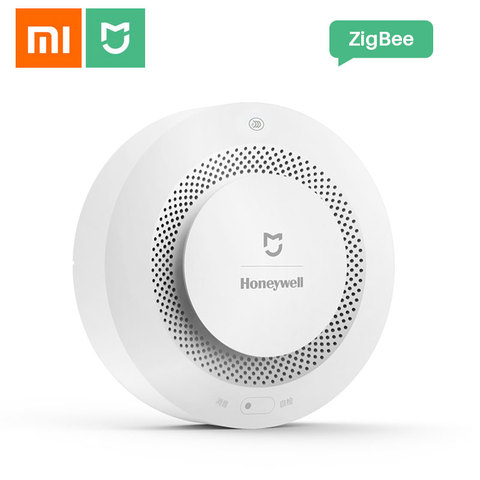 Smoke Detector Xiaomi Honeywell Sensor Mijia Fire Alarm Audible&Visual Alarm Work With Gateway 2 Smart Home Remote APP Control ► Photo 1/6