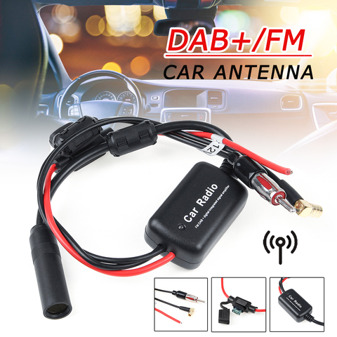 DAB/DAB+/GPS/FM/AM Car Digital Radio Amplified Aerial Roof Mount Antenna  for Auto DAB - AliExpress