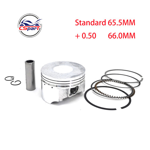 CB250 Viper ZS250GY Piston ring assembly 65.5mm +0.5mm (66mm) 15mm 166fmm 167fmm Zongshen Motorcycle ► Photo 1/2