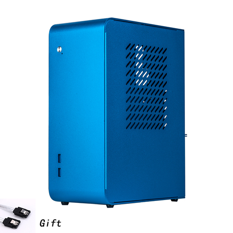 All aluminum HTPC ITX small chassis game computer case support Graphics card pc gamer itx case Flex ► Photo 1/6