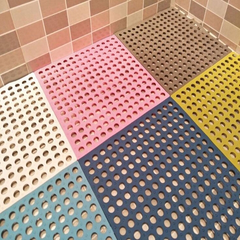 30*30cm Bathroom Non-Slip Mat,Splicing Floor Mat,Toilet Splicing Floor Mat,Shower Room Non-Slip Splicing Floor Mat,Splicing Mat ► Photo 1/6