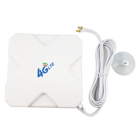 Hi-Gain 3G 4G LTE Outdoor 28dBi Directional Wide Band MIMO Antenna 700-2700MHz 3 meters RG174 Panel Antenna ► Photo 1/4