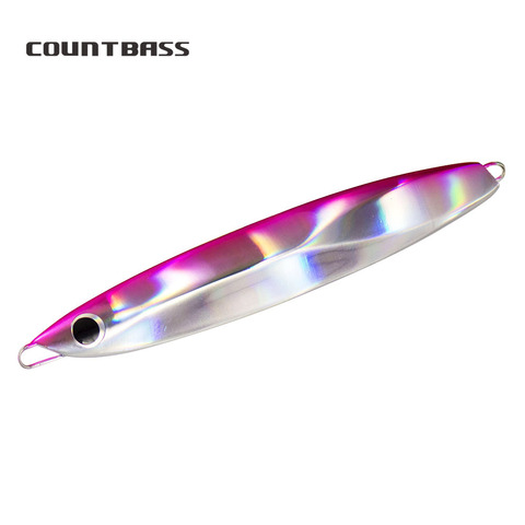 Countbass Jigging Fishing Lures 60g 80g 100g 120g 150g, Saltwater Slide Jigs Leurre Lead Metal Fish Bait Snapper Lure ► Photo 1/6