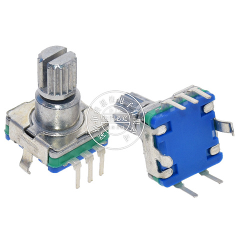 5pcs EC11s Rotary Encoder Code Switch 20 Position With Switch 5pin Handle Length 12.5mm ► Photo 1/1