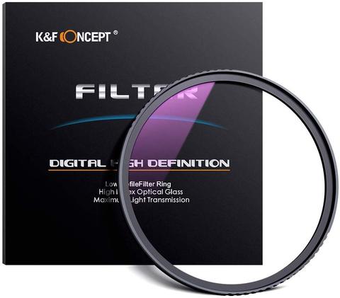 K&F Concept 37/40.5/43/46/49/52/55/58/62/67/72/82mm MC UV Protection Filter Slim Frame with Multi-Resistant Coating for Camera ► Photo 1/6