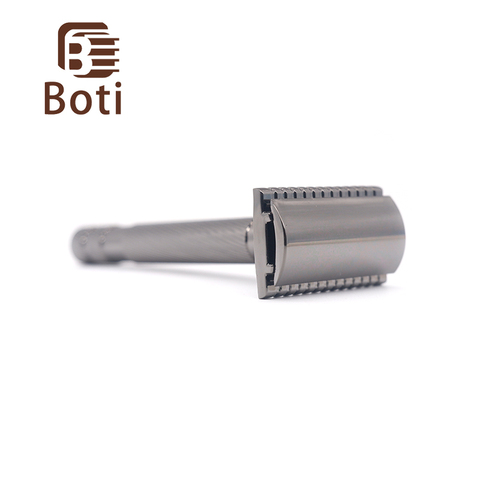 Boti Brush-Double Edge Safety Razor Men's Beard Tool Shaver Razor Silver Color Razor having Razor Beard Razor ► Photo 1/6