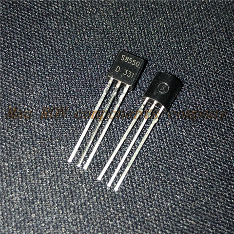 20PCS/LOT S8550 S8550D TO92 TO-92 8550 SS8550  TRANSISTOR (PNP) 0.5A 40V New original  In Stock ► Photo 1/2