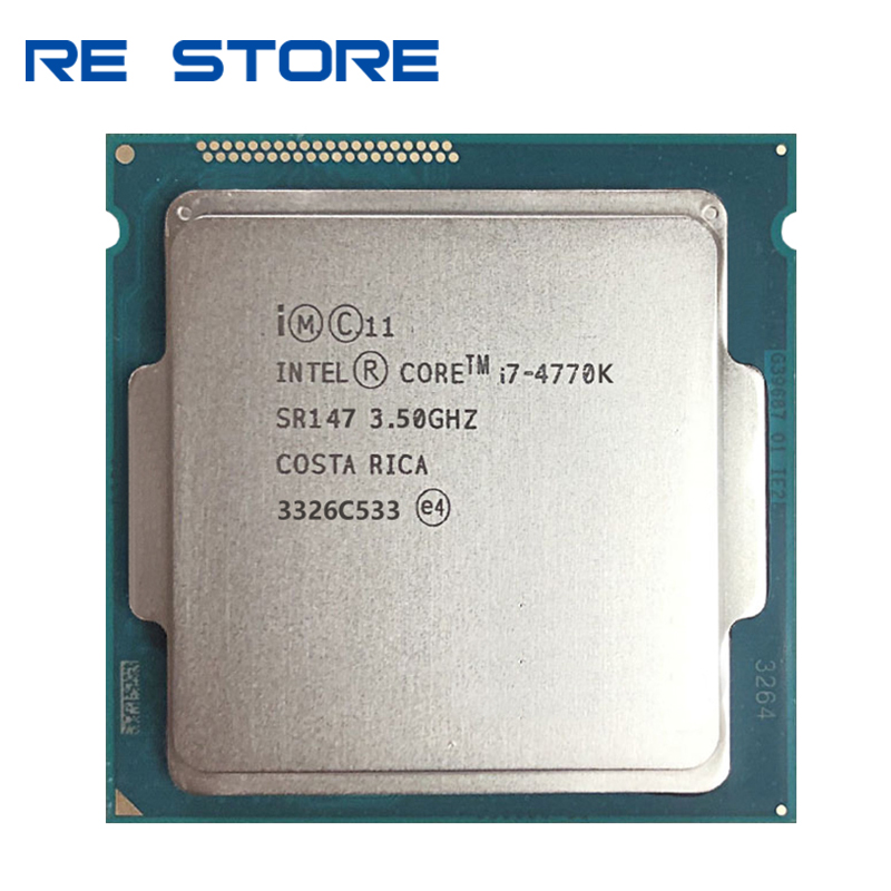 used Intel Core i7 4770K SR147 Quad-Core CPU Desktop