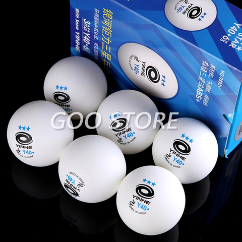 YINHE 3-Star Y40+ Table Tennis Balls (3 Star, New Material 3-Star Seamed ABS Balls) Plastic Poly Ping Pong Balls ► Photo 1/6
