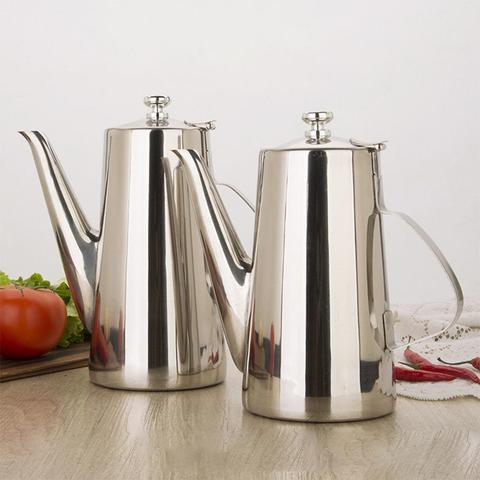 1.5/2L Family Accessories Stainless Steel Coffee Kettle Coating Long Mouth Spout Teapot Water Jug Home Kitchen Tool ► Photo 1/6